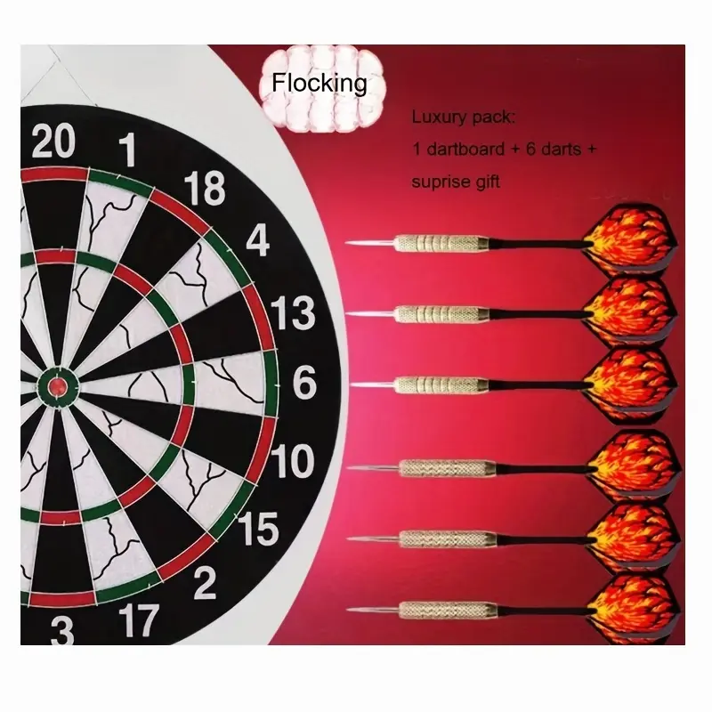 17-inch Dart board And 6 Dart Sets