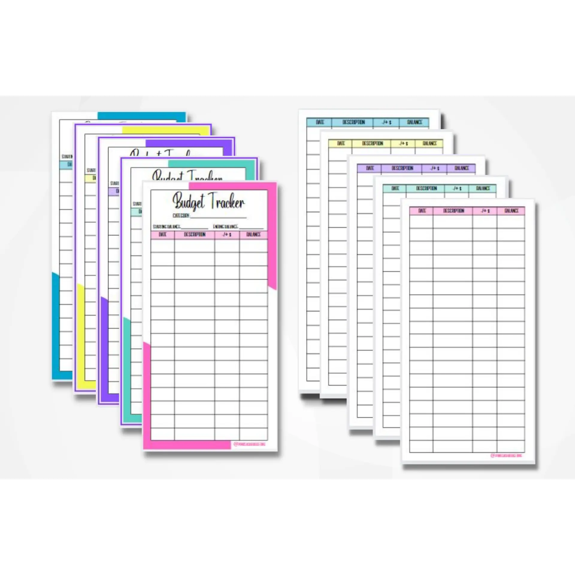 Budget Tracker Sheets