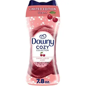 Downy Cozy Collection In-Wash Laundry Scent Booster Beads Cherry Jubilee Scent 7.8 oz Limited Edition Safe for All Machines