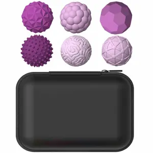 Silicone Magnetic Ball Set, 8 Counts/set Fidgeting Relax Toys with Elastic Texture, Assorted Colors, Stress Relief Spiky Sensory Toys for Adults & Teens