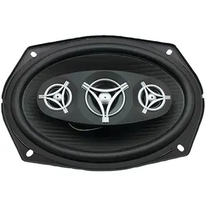 Power Acoustik  Max 800 watt Edge Series Coaxial 4-Way Speakers, Black - 6 in. x 9 in., Carbon Fiber, 6X9 In