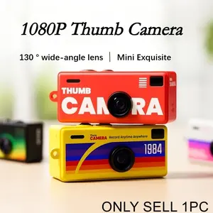 Keychain Digital Camera, Mini Camera, Video Recorder, Microsd Card Included, 1080P, Ideal Gift for Beginners, Teens, Adults, Photography Lovers