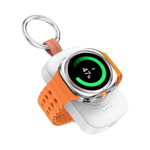 Portable Wireless Charger for Samsung Galaxy Watch, Compatible with Galaxy Watch Active 1/2/3/4/5 Pro/6 Classic 6/ 7/ 8