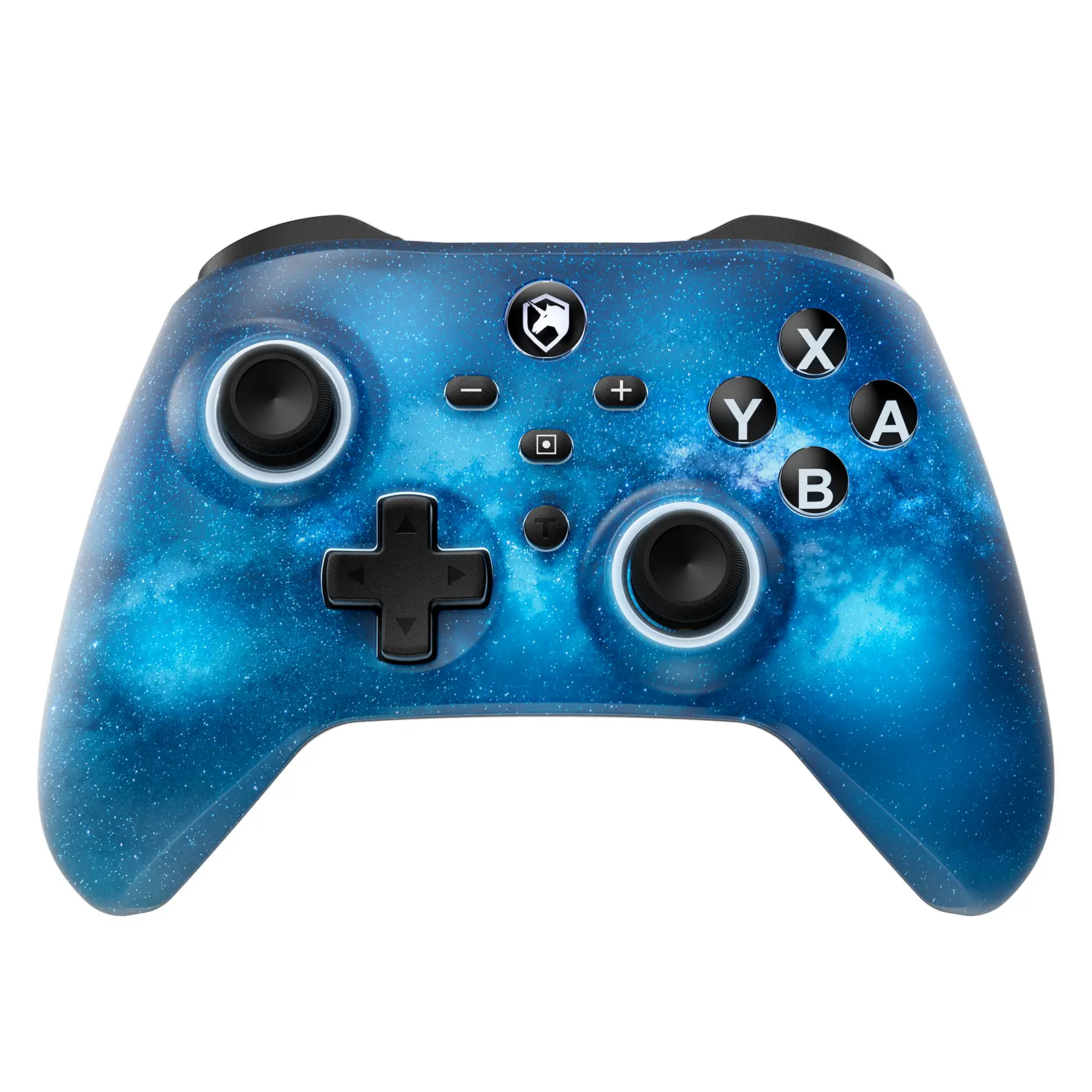 ECHTpower SP06 RGB Wireless Controller with Starry Lighting & Programmable Macro – Compatible with Switch/Switch2/PC/Android/iOS, M1/M2 Back Buttons, Dual Vibration, Turbo Function & 1000mAh Battery