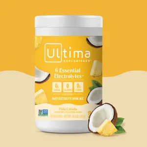 Ultima Replenisher Piña Colada Mocktini Daily Electrolyte Drink Mix – Sugar-Free Hydration Powder with 6 Key Electrolytes, Vitamin C & Zinc – Vegan, Keto & Non-GMO