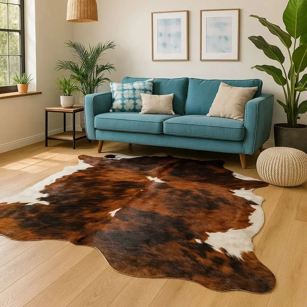Brown Brindle Cowhide Rug