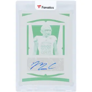 Maxx Crosby Eastern Michigan Autographed 2020 Panini National Treasures Collegiate Printing Plate #83 #1/1 Card - Fanatics Authentic Certified