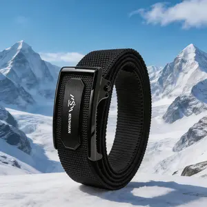 2026 New Hole‑Free Stretch‑Fit Men’s Belt – Adjustable Elastic Strap with Zinc Alloy Buckle, All‑Day Comfortable Wear