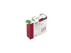 Smead 67074 A-Z Color-Coded Bar-Style End Tab Labels, Letter D, Light Green, 500/Roll