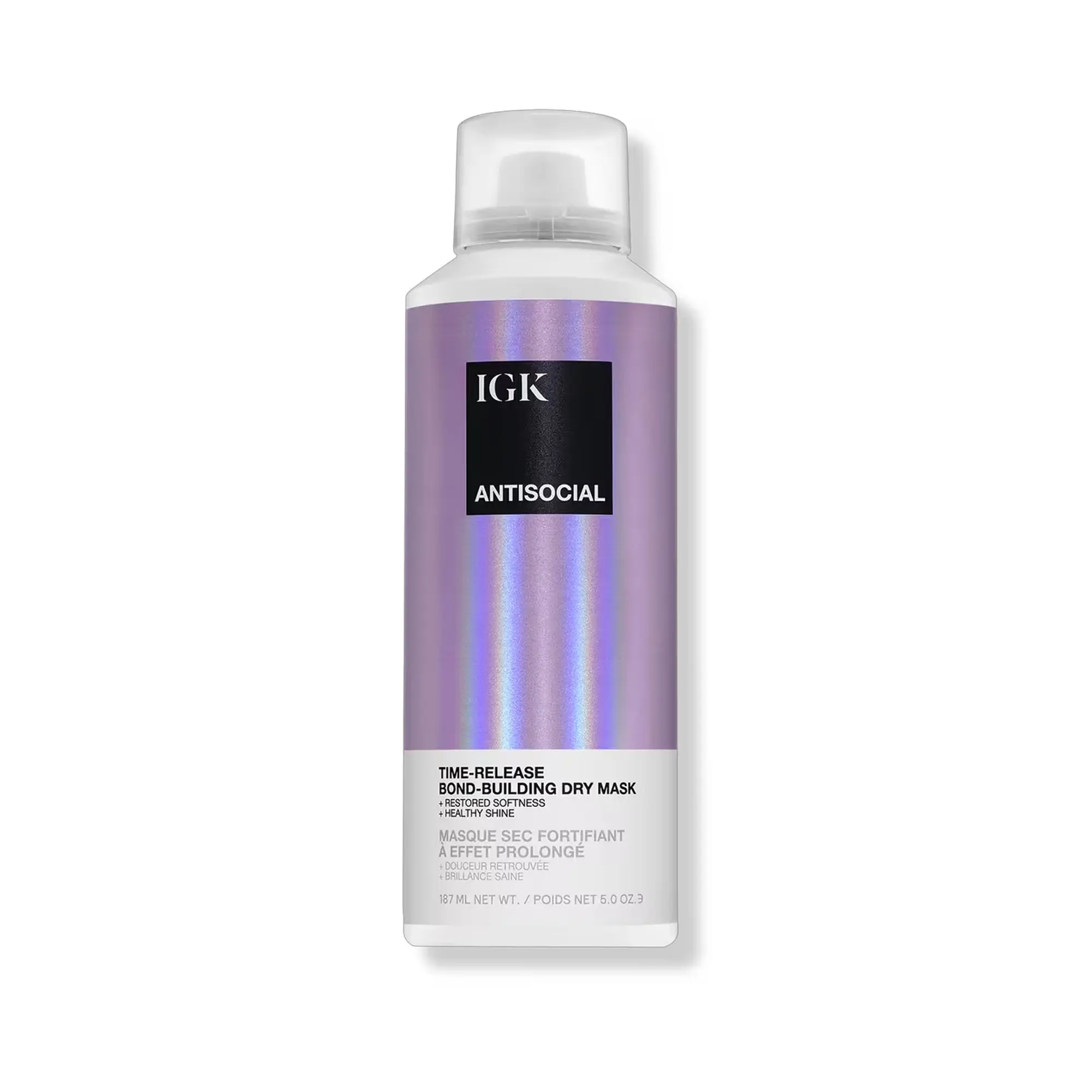 IGK Antisocial Bond-Building Dry Mask, Haircare Treatment with Lightweight Repair Formula