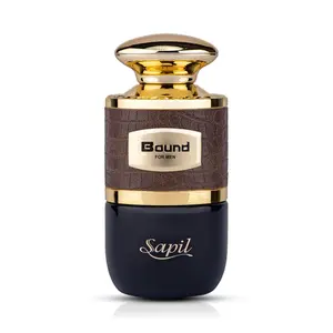 Sapil Bound Eau de Parfum for Men 100ml - Long Lasting Oriental Spicy Perfume with Green Mandarin Cardamom & Leather Notes Warm Masculine Fragrance