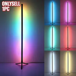 1pc RGB LED Floor Lamp with Music Synchronization Function, Press Key Control, USB Power Supply, Usb Powered Lamp, Colorful Ambient Light, Ambient Lights for Bedrooms, Living Rooms, Modern Standing Light, Led Mood Light, Atmosphere Lighting