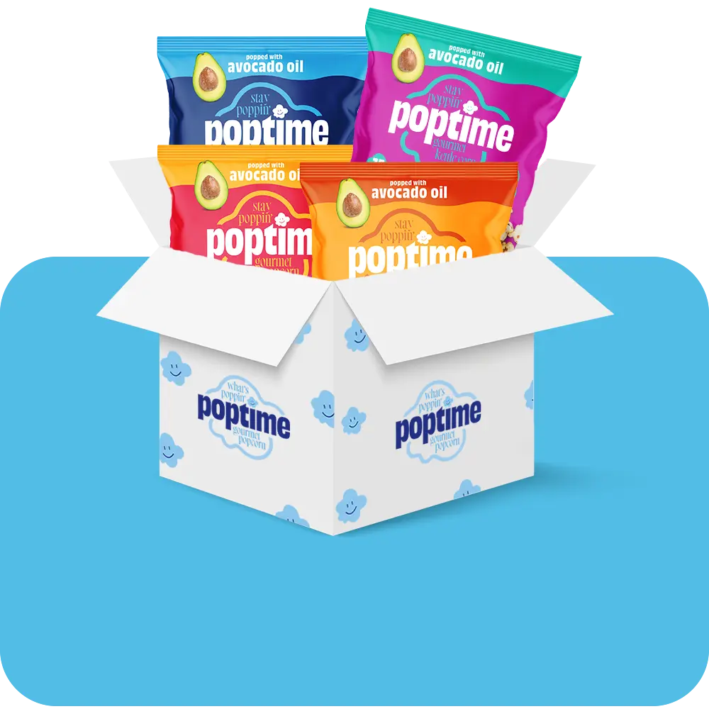 OG Variety Popcorn Pack - 4 Pack of Share Sized Bags - Better-for-You Snack Made with Avocado Oil