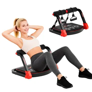 HOPHORSE Foldable Core Trainer, Adjustable Resistance Home Gym, Stable Spring Support, Portable Space-Saving Fitness Equipment for Indoor Daily Workout