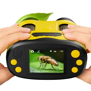 JRGLOBAL Binocular Microscope is equipped with three camera modes: macro photography, standard photography, and front-facing selfie photography. Accessories include: 8GB SD card, lanyard, USB cable. Handheld Digital Microscope