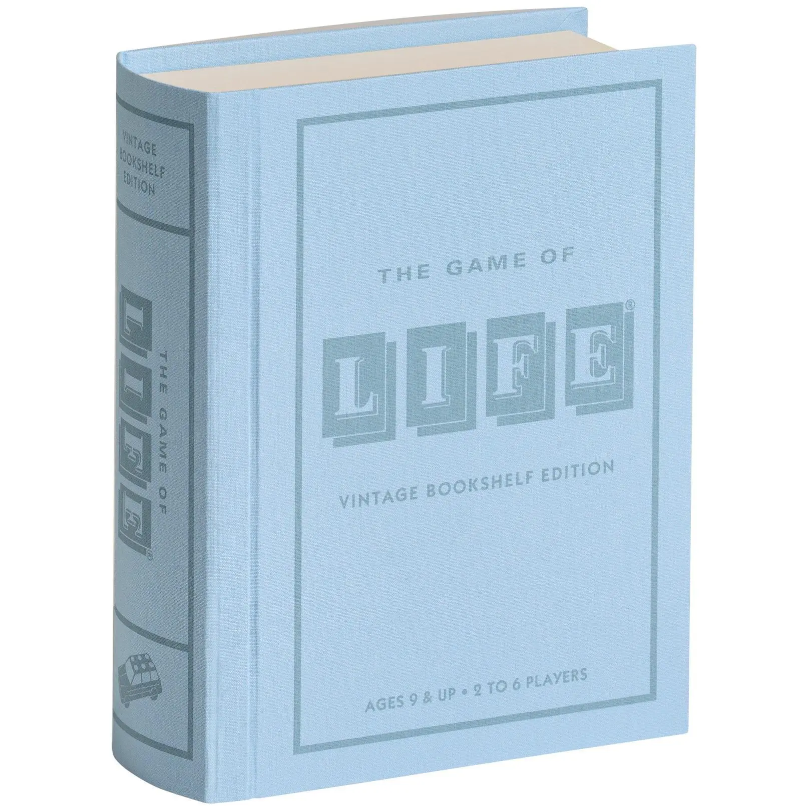 WS Game Company The Game of Life Vintage Bookshelf Edition Board Games for 2 to 6 Players, Ages 9+