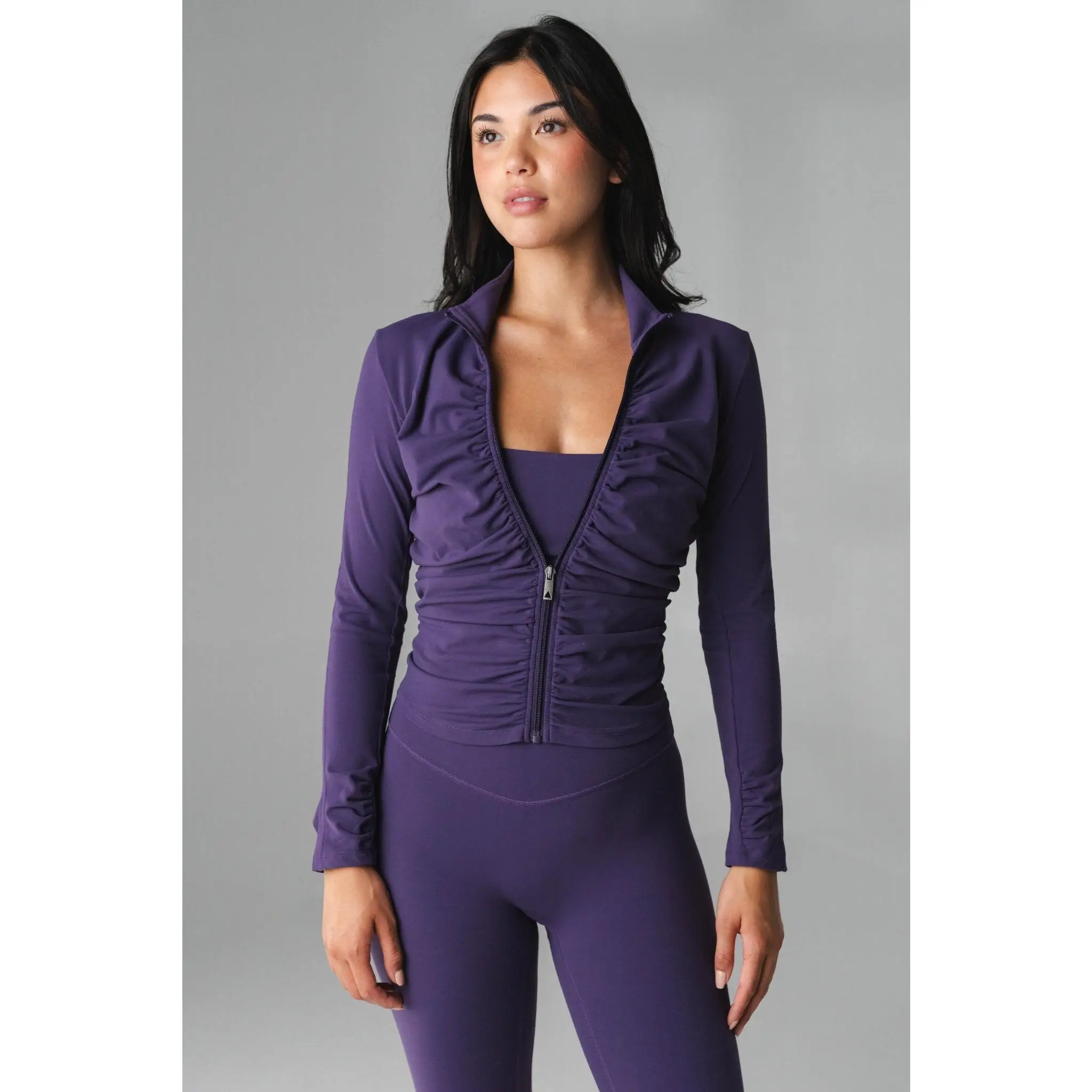 Cloud II™ Gather Jacket - Plum