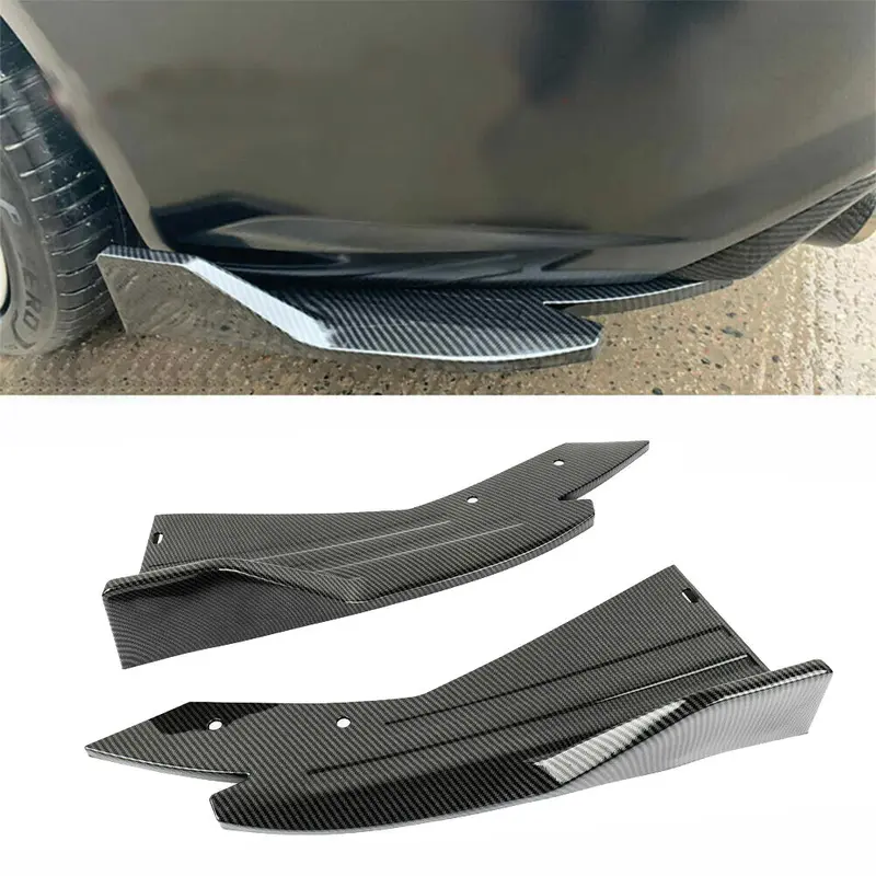 For Dodge Charger Challenger Rear Spats Bumper Lip Splitter For Dodge Charger Challenger Rear Spats Bumper Lip Splitter