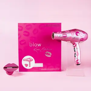 Kiss Edition Titanium Dryer, with Lip Concentrator, Powerful Motor and Cool-Shot Button with 3 Temperature and Speed Settings