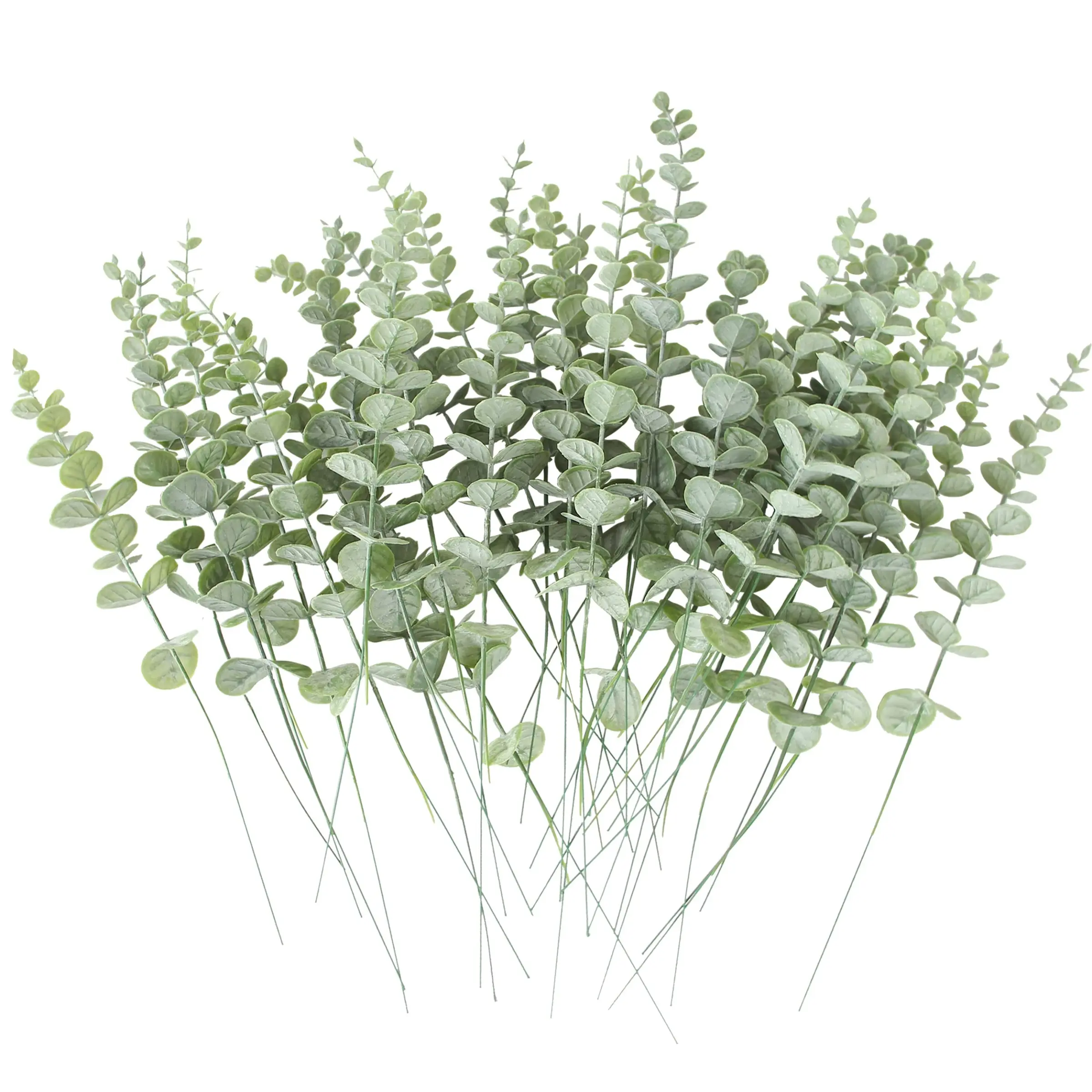36 Pcs Artificial Eucalyptus Leaves Stems, Plants, Realistic Touch, Home Office Wall Hanging Decorative Floral Flower Bouquet Centerpiece Decor, Wedding Decoration, Ornaments