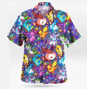 2026 Hawaiian Sets PKM [FREESHIP] Plot Twist I Dress Like This – Eevee Hawaiian Shirt – Tropical Style Anime PKM Aloha Latias Latios Hawaiian Shirt
