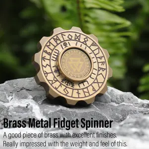 1pcs Viking Pirate Design Fidgets Spinners,Metal Spinner Fidget Toy Prime for Autism Sensory ADHD Anxiety Stress Reduce Figet Spiner