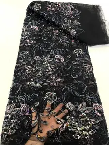 Multicolored Flowered Lace