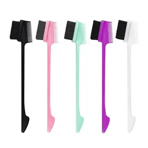 3 in 1 Hair Edge Brush Double Sided Hair Comb Pack Smooth Brush Comb Grooming