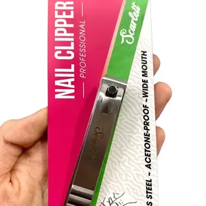 Nail Clipper stainless steel flat straight head for Nail Art nail care