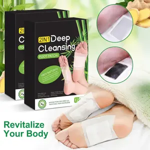 24PCS Herbal Foot Detox Patches with Ginger & Bamboo Vinegar – Overnight Foot Pads for Relaxation, Sleep Support, Foot Care & Daily Wellness – Natural Adhesive Detox Foot Pads for Men & Women Home Self Care