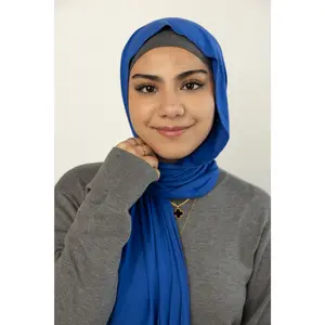 Jersey Hijab - Royal Blue