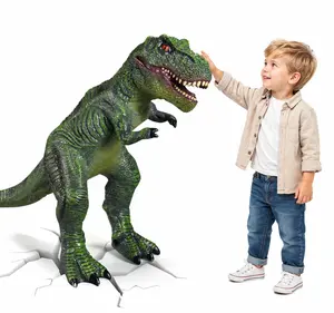 Large Dinosaur Toys- 28" Tyrannosaurus Rex Soft Dinosaur Toys for Kids 3-5, Big Inflatable Dinosaur for Boys Girls, Toddler Dinosaur Party Favors (Tyrannosaurus Rex)