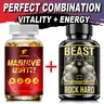 Fulimiks Naturally Derived Maca Root Capsules - Herbal Edible Dietary Supplements, Dietary Healthcare Aid, Vitality + Energy Support, Fitness Recovery & Focus Boost, Prop 65 Safe, 120-Pill Bottle