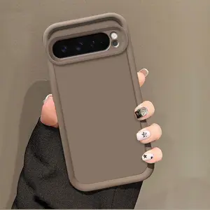 For Google Pixel 7 8 9 Pro XL 7A 8A Smartphone Case Full-Cover Matte TPU For Pixel7 Pixel8 Pixel9 Pixel7A Pixel8A Pixel 9Pro Cases Shockproof Soft Protective Case Accessories