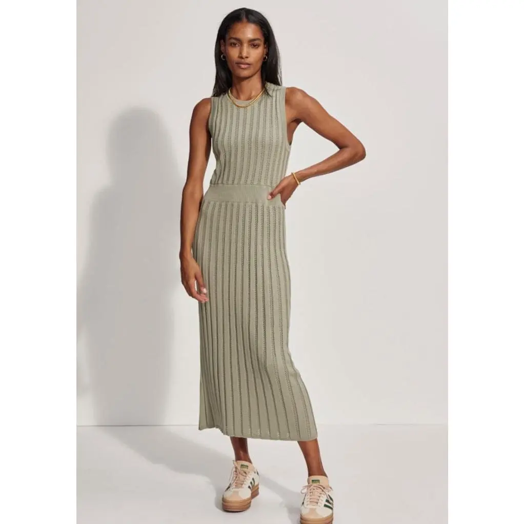 Florian Knit Dress- Seagrass **Final Sale**