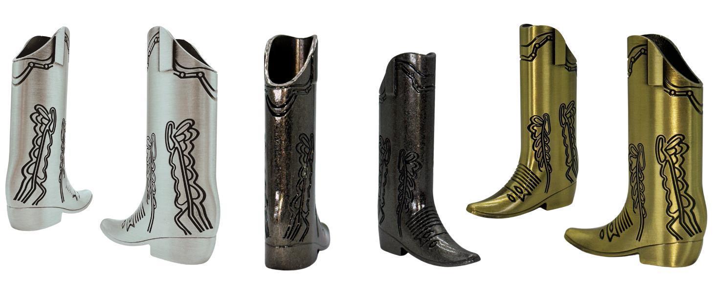 Cowboy Boot Lighter Case. Cow Boy Boot Lighter Holder Sleeve for J5 and J6 BIC Lighters. | Lighters NOT Included