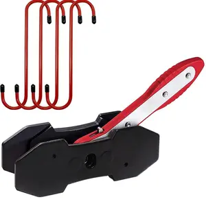Car Brake Caliper Press Tool Set, 360 Degree Swing Ratchet Expander Wrench with Brake Caliper Hooks, Car Wheel Piston Spreader for Single Twin Quad Sextuplet Piston