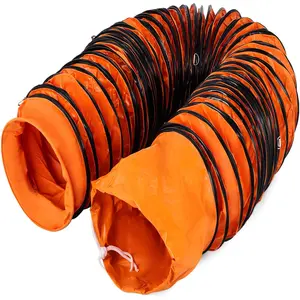 VEVOR 7.6 M/25 FT PVC Flexible Duct Hosing for 203 MM/8 Inch Diameter Exhaust Fan