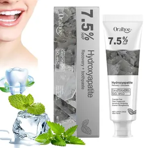 Hydroxyapatite Toothpaste 7.5, Fluoride-Free Sensitive Teeth Care, Gentle Cleaning & Refreshing Mint Flavor, Oral Care for Daily Use Enamel Repair Cavity Protection