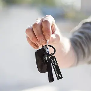 Initial Keychain, Sweet Reminder Key Ring for Loved Ones