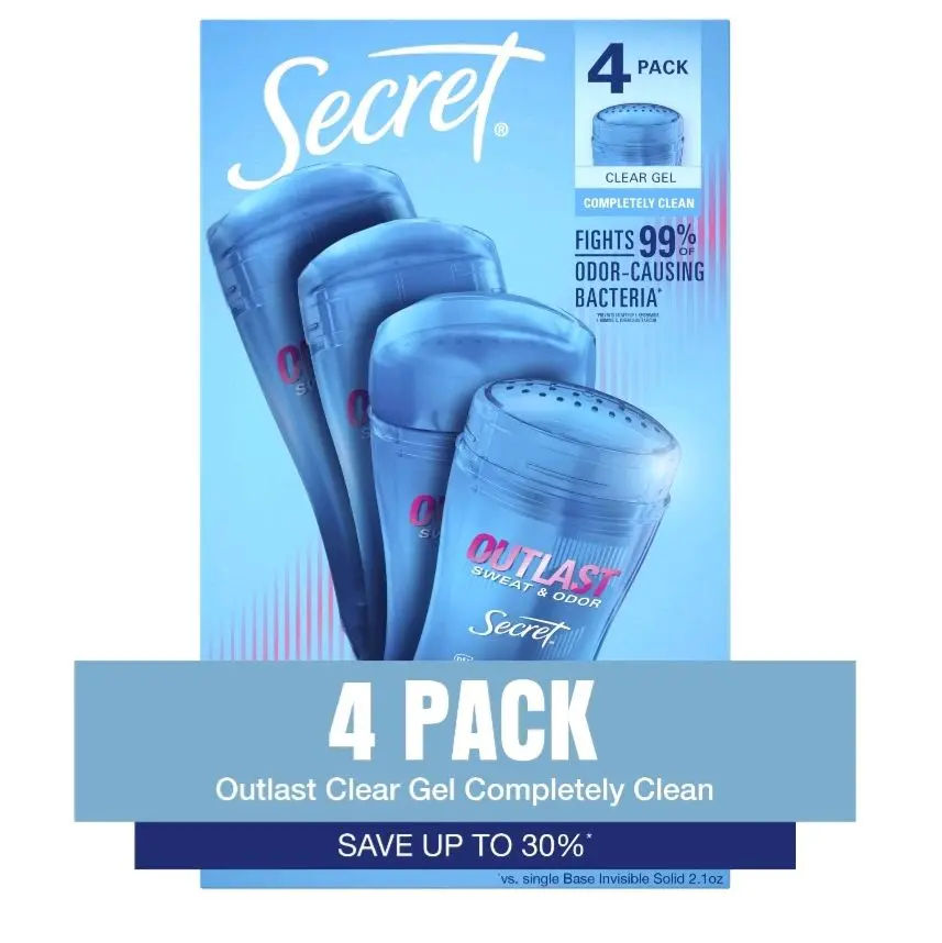 secret deodorant gel