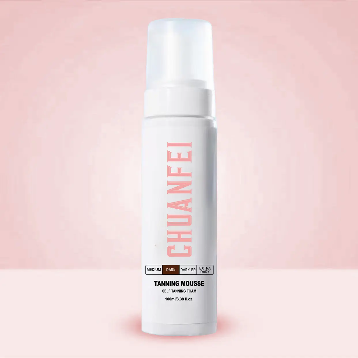 Natural Bronze Glow Self-Tanning Mousse, Hydrating Moisturizing Sunless Tan, Flawless Sunless Tanning, Long-Lasting Color, Natural Skin Feel, No Mask Effect