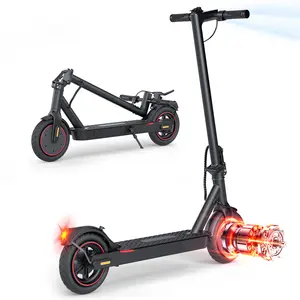 Electric Scooter for Adults 500W Motor 21 MPH Top Speed 8.5'' Tires 21 Miles Range Dual Braking System Foldable Design Voltix APP Control #SummerVibes