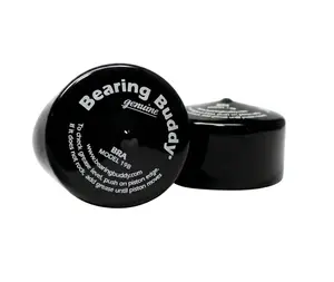 Bearing Buddy Bra 19B Trailer Wheel Bearing Covers, 1 Pair USA Made Black Vinyl Caps, Keeps Grease Off Wheels, Fits 1980 1980A 1938 1968 2047 2080 2080T