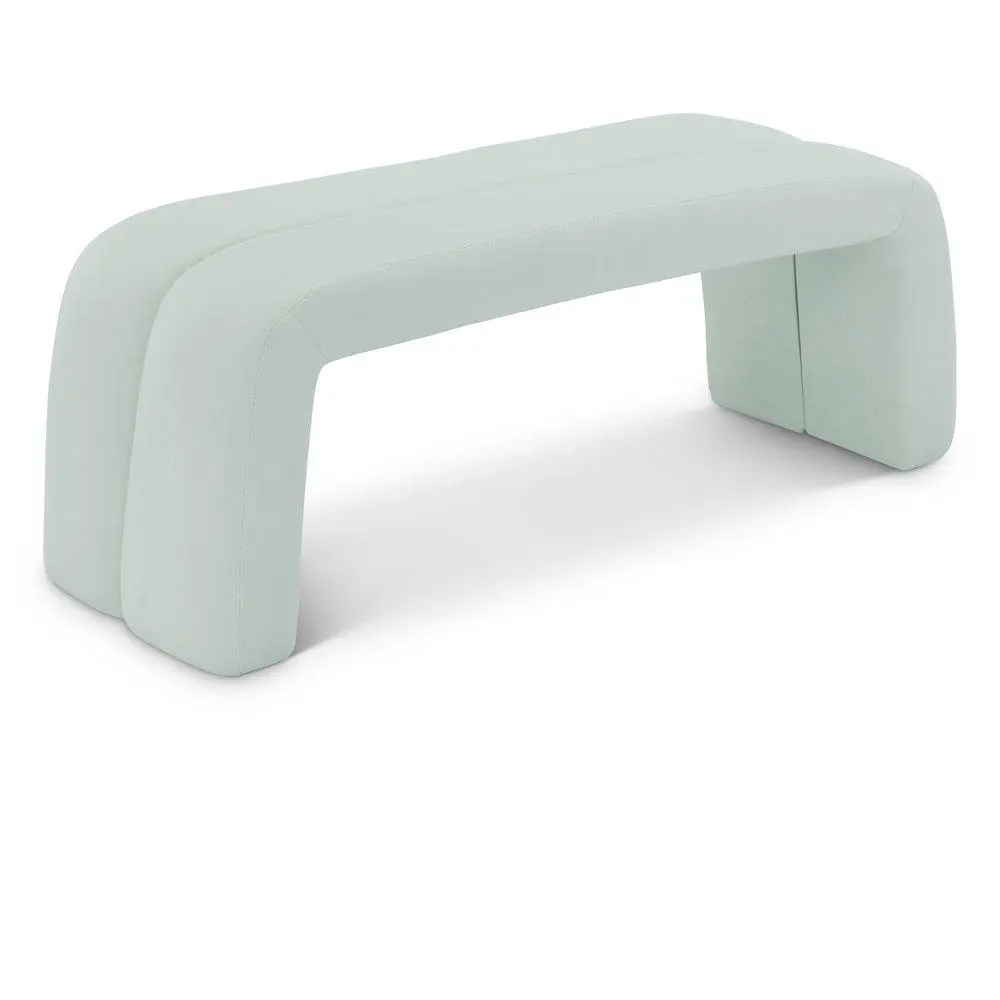 Arc Mint Vegan Leather Bench