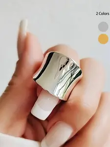 Fashionable Geometric Design Ring, Elegant Glittering Ring, Elegant Jewelry for Women for Party,  Rings for Women, Elegant Everyday Ring, Daily Clothing Decor, Trendy All-match & Exquisite Jewelry for Birthday Gift, Gifts for Her