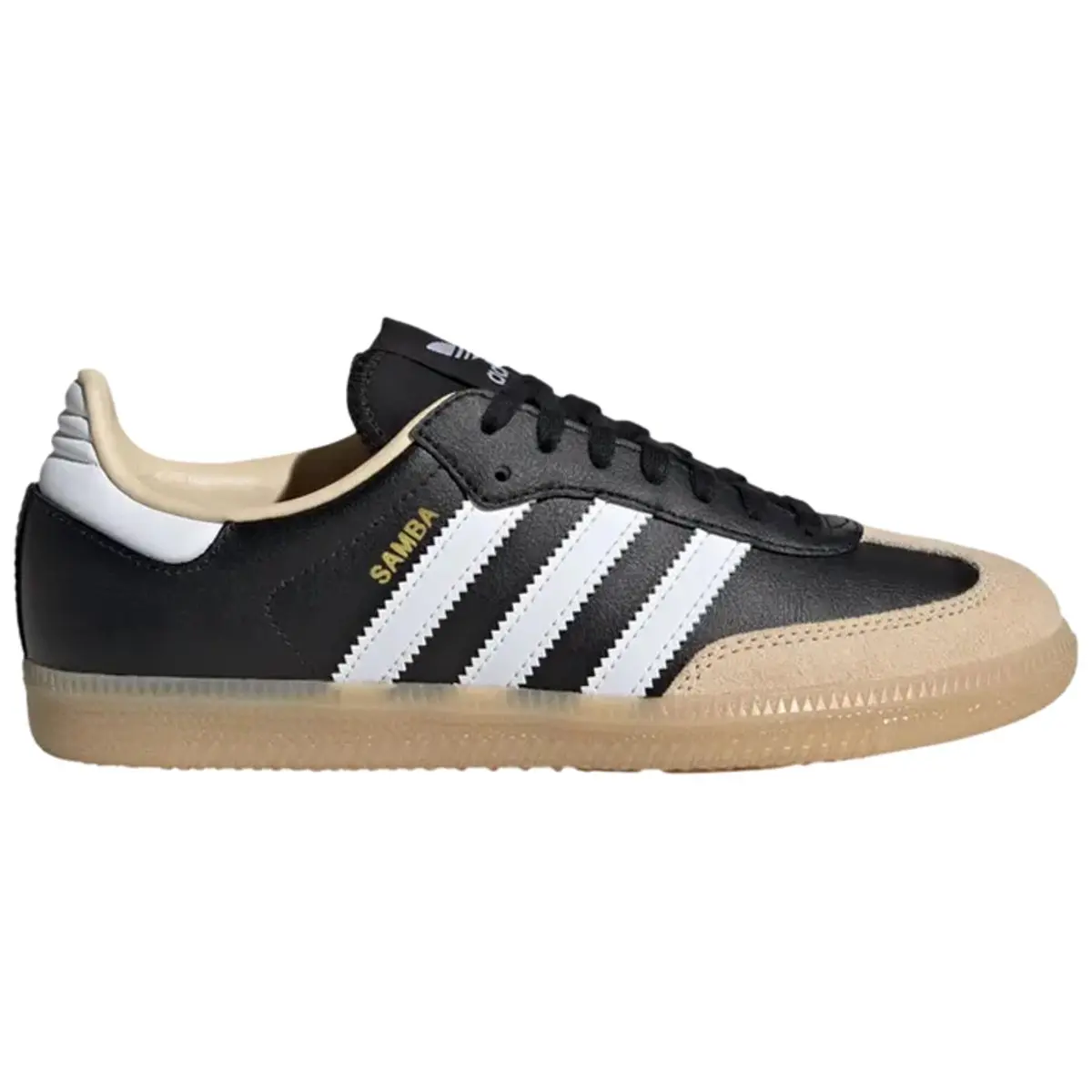 adidas Samba OG Core Black Cloud White Gum Youth Fashion Shoes New