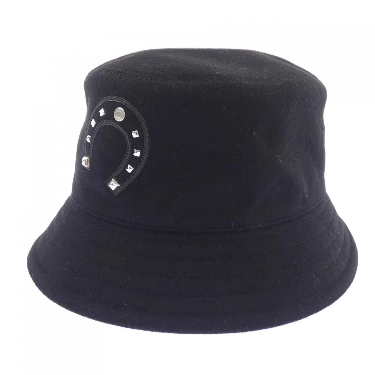 Pre-owned HERMÈS Cashmere Small Leather Goods Hermes HARPER LUCKY Hat