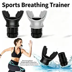 Adjustable Breathing Trainer - Lung Capacity & Respiratory Muscle Training Device gym accessories Posture Correction Back Support Strap
