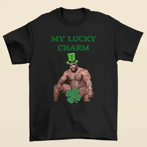 My Lucky Charm Barry Meme Graphic Tee Funny St Patricks Day Shirt